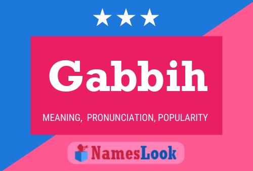 ملصق اسم Gabbih