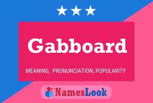 ملصق اسم Gabboard