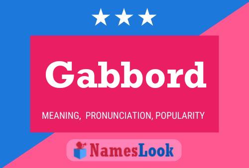 ملصق اسم Gabbord