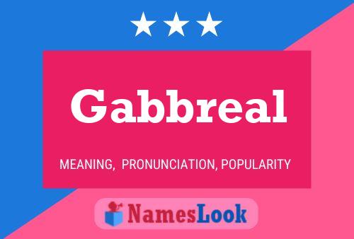 ملصق اسم Gabbreal