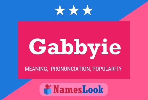 ملصق اسم Gabbyie