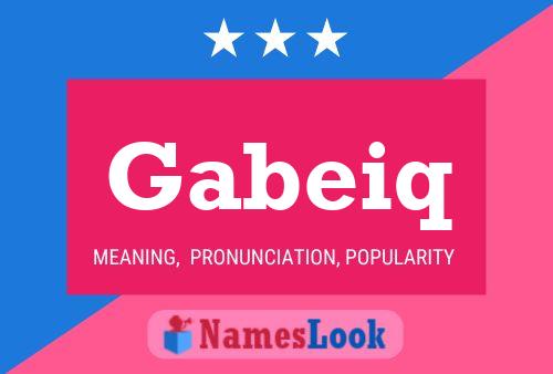 ملصق اسم Gabeiq