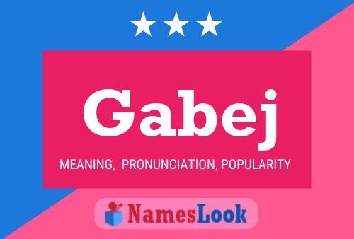 ملصق اسم Gabej