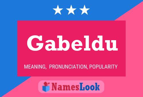 ملصق اسم Gabeldu