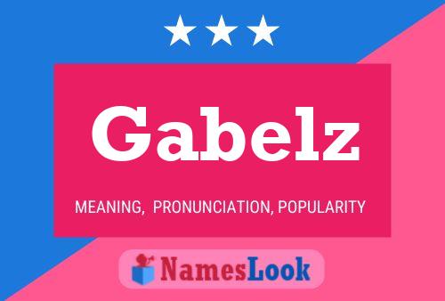 ملصق اسم Gabelz