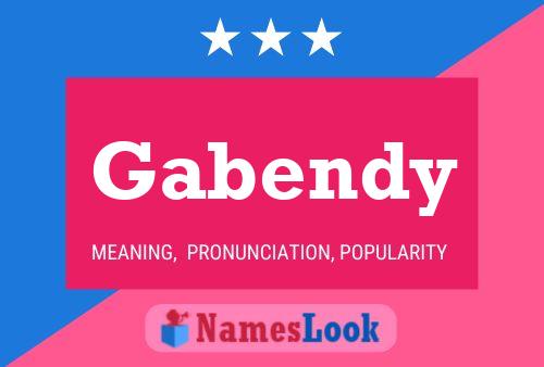 ملصق اسم Gabendy