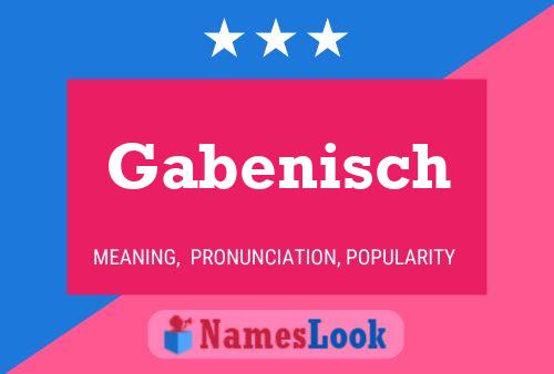 ملصق اسم Gabenisch