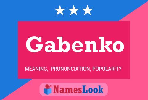 ملصق اسم Gabenko