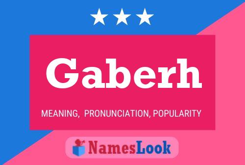 ملصق اسم Gaberh