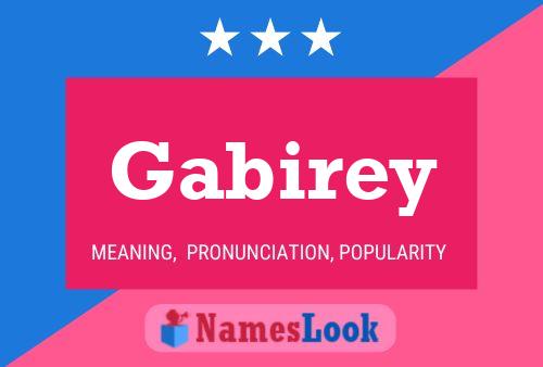 ملصق اسم Gabirey