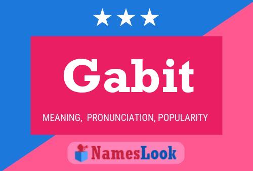 ملصق اسم Gabit