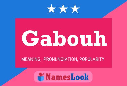 ملصق اسم Gabouh