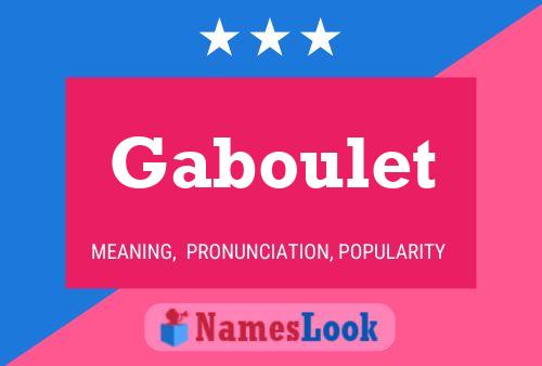 ملصق اسم Gaboulet