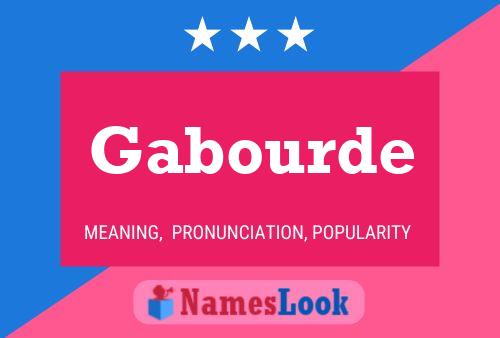 ملصق اسم Gabourde