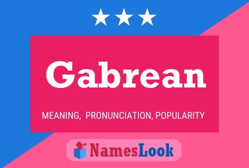 ملصق اسم Gabrean