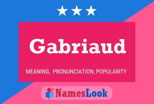 ملصق اسم Gabriaud