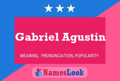 ملصق اسم Gabriel Agustin