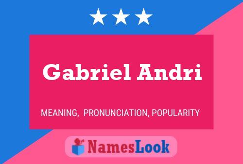 ملصق اسم Gabriel Andri