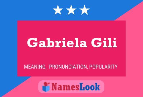 ملصق اسم Gabriela Gili