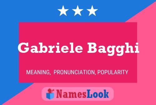 ملصق اسم Gabriele Bagghi