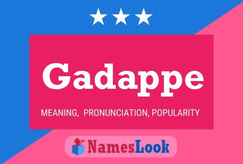 ملصق اسم Gadappe