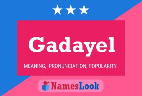 ملصق اسم Gadayel