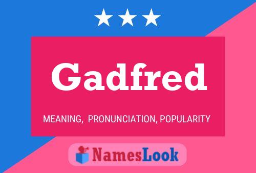 ملصق اسم Gadfred