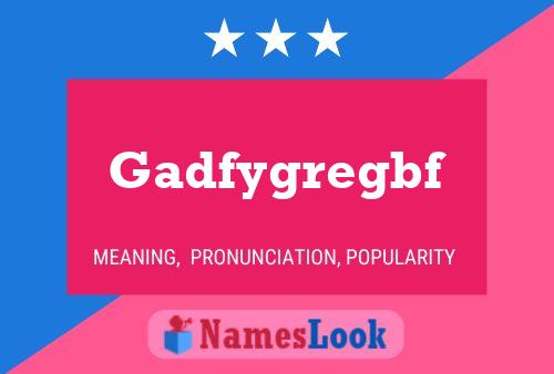 ملصق اسم Gadfygregbf