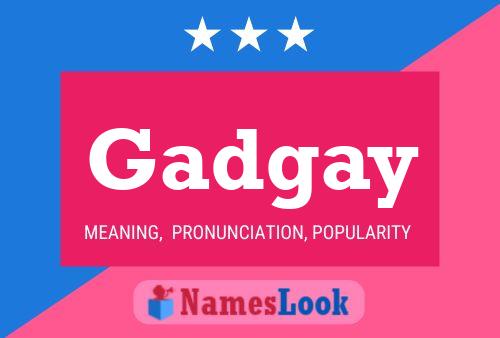 ملصق اسم Gadgay