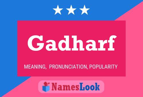 ملصق اسم Gadharf