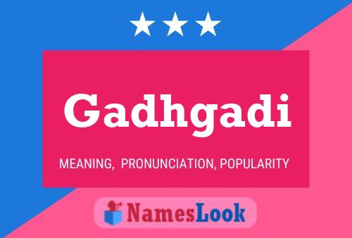 ملصق اسم Gadhgadi