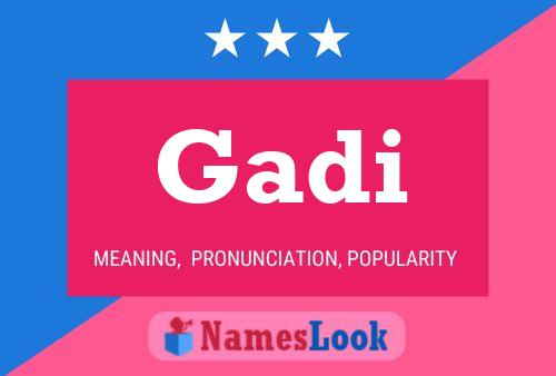 ملصق اسم Gadi