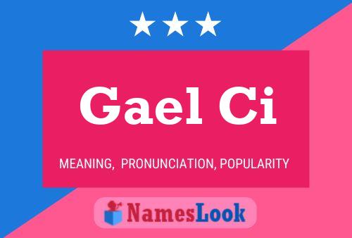 ملصق اسم Gael Ci