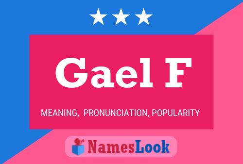 ملصق اسم Gael F