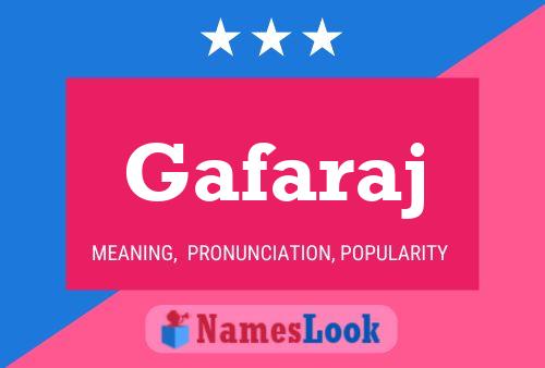 ملصق اسم Gafaraj