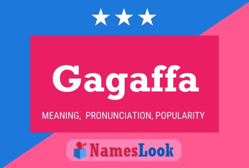 ملصق اسم Gagaffa