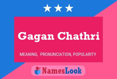 ملصق اسم Gagan Chathri