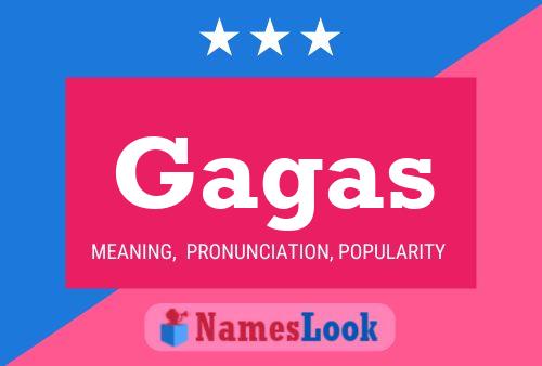 ملصق اسم Gagas