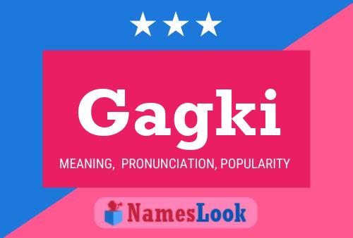 ملصق اسم Gagki