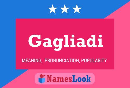 ملصق اسم Gagliadi