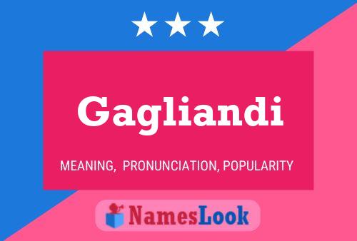 ملصق اسم Gagliandi