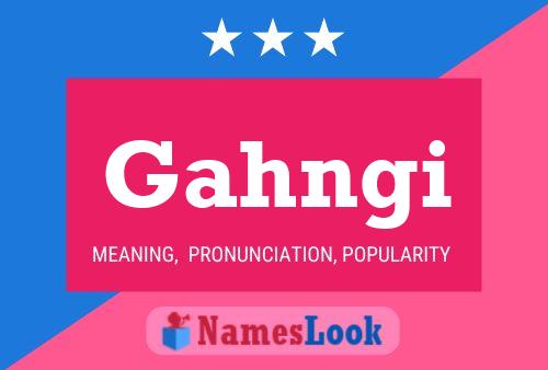 ملصق اسم Gahngi