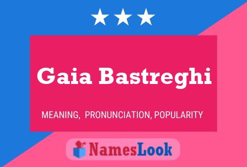 ملصق اسم Gaia Bastreghi