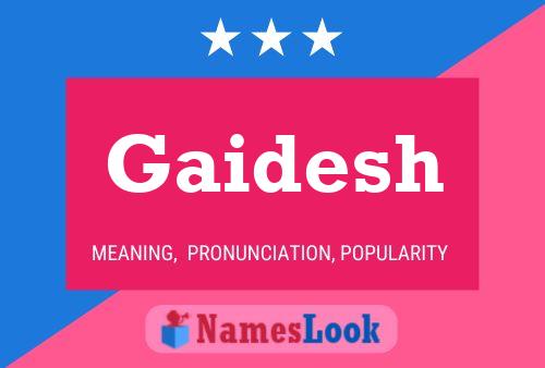 ملصق اسم Gaidesh