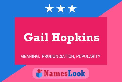 ملصق اسم Gail Hopkins