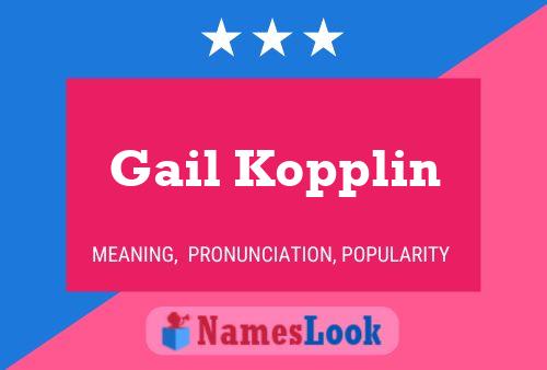 ملصق اسم Gail Kopplin