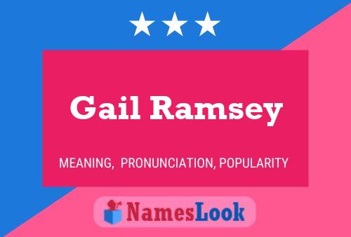 ملصق اسم Gail Ramsey