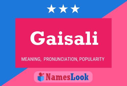 ملصق اسم Gaisali