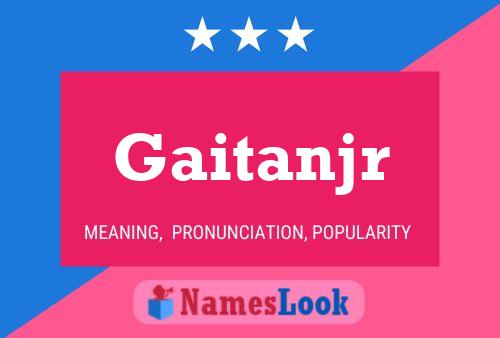 ملصق اسم Gaitanjr