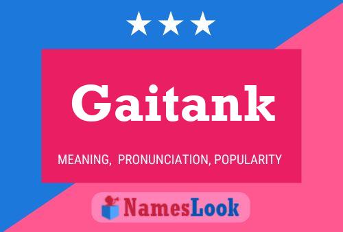 ملصق اسم Gaitank